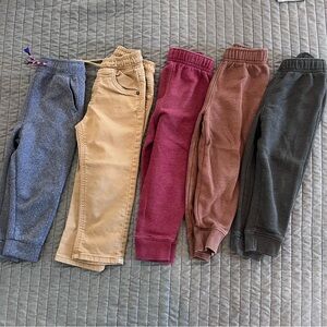 Cat & Jack Kids Jogger Pants Set - Blue, Tan, Red, Brown, Gray